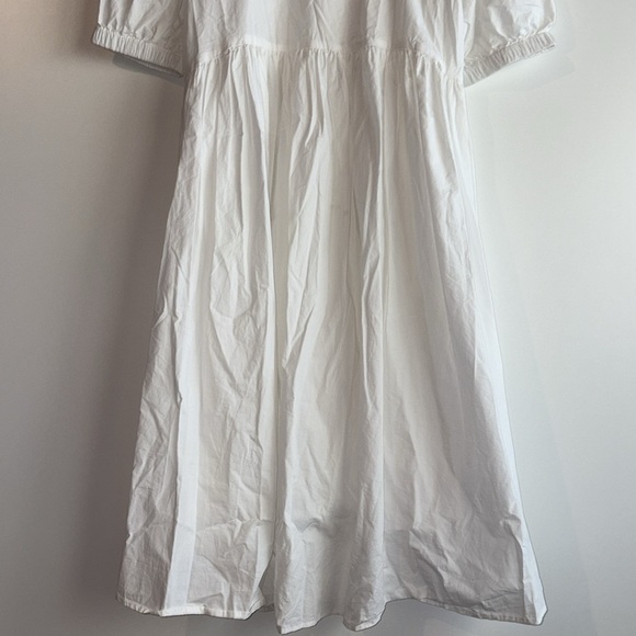 Aware by Vero Moda Puff Sleeve Dress White - Picture 10 of 11
